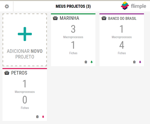 Lista de Projetos